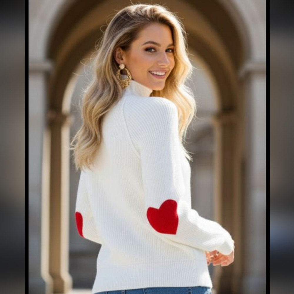 *Chicwich Heart and Soul Patched Knit Sweater